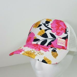 Billabong Accessories - Billabong Women's Snap Back Cap Trucker Mesh Multi Billabong Accessories - Billabong Women's Snap Back Cap Trucker Mesh Multi